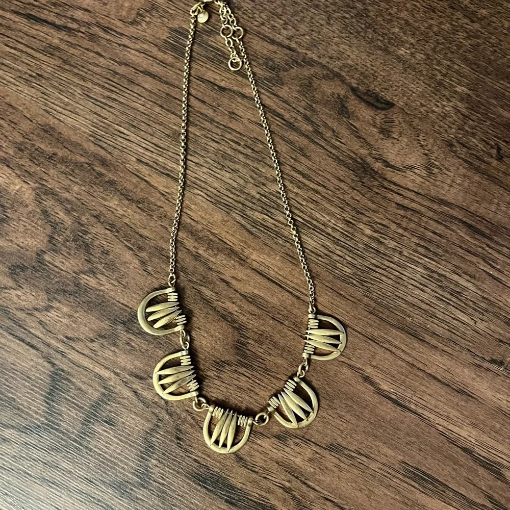 J.Crew Gold Statement Necklace - Picture 5 of 8